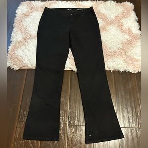 Style & Co Curvy Boot Leg Black Jeans Women’s Plus Size 16